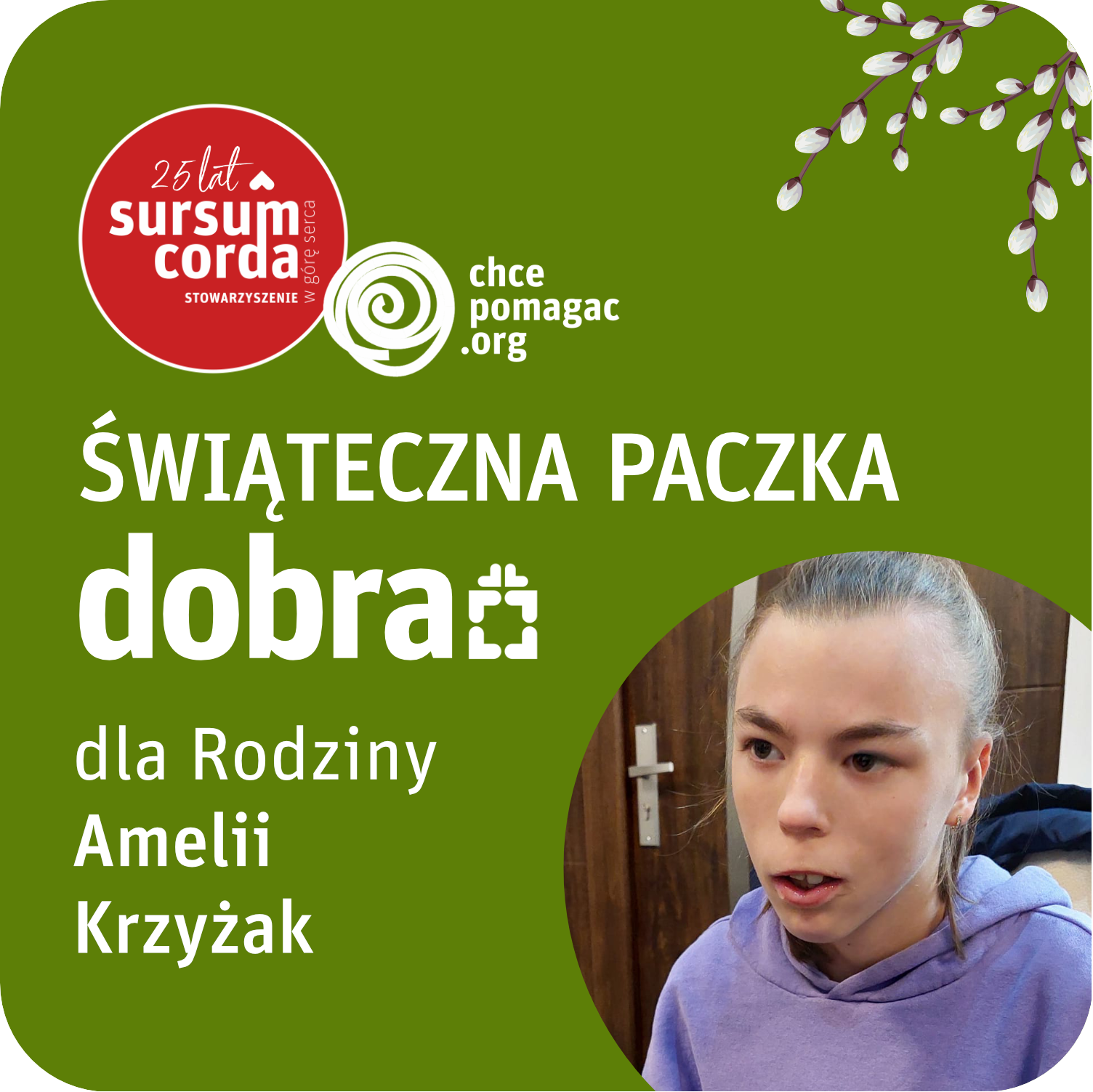 PACZKA DOBRA dla rodziny Amelii Krzyżak