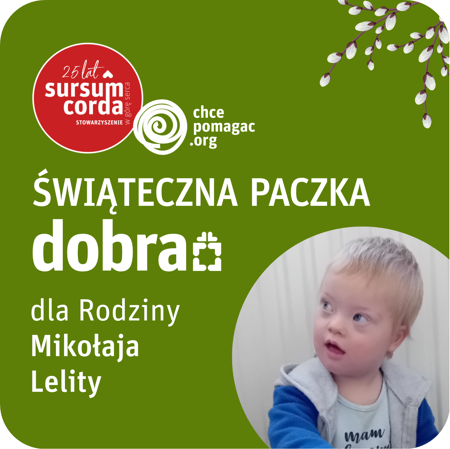 PACZKA DOBRA dla rodziny Mikołaja Lelity