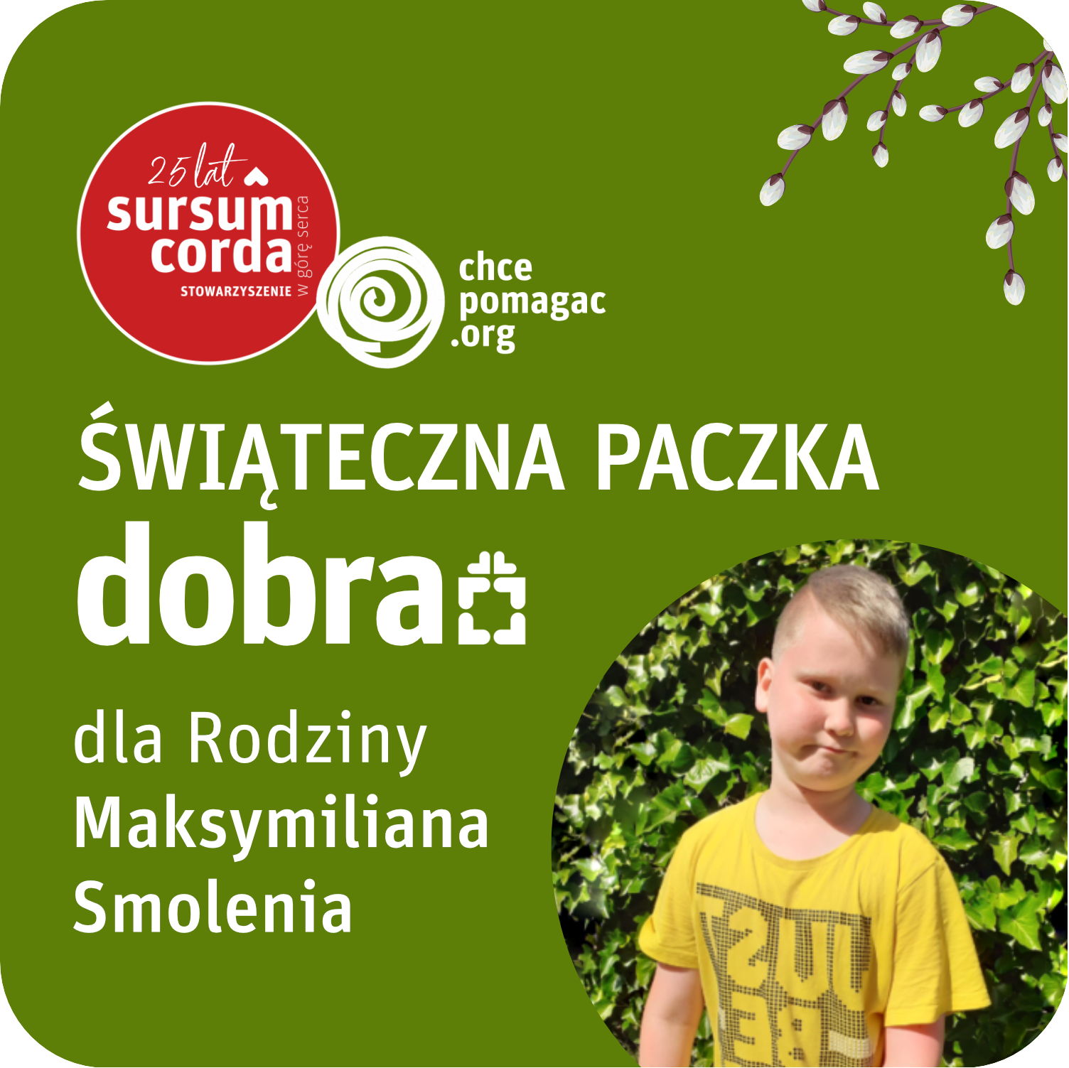 PACZKA DOBRA dla rodziny Maksymiliana Smolenia