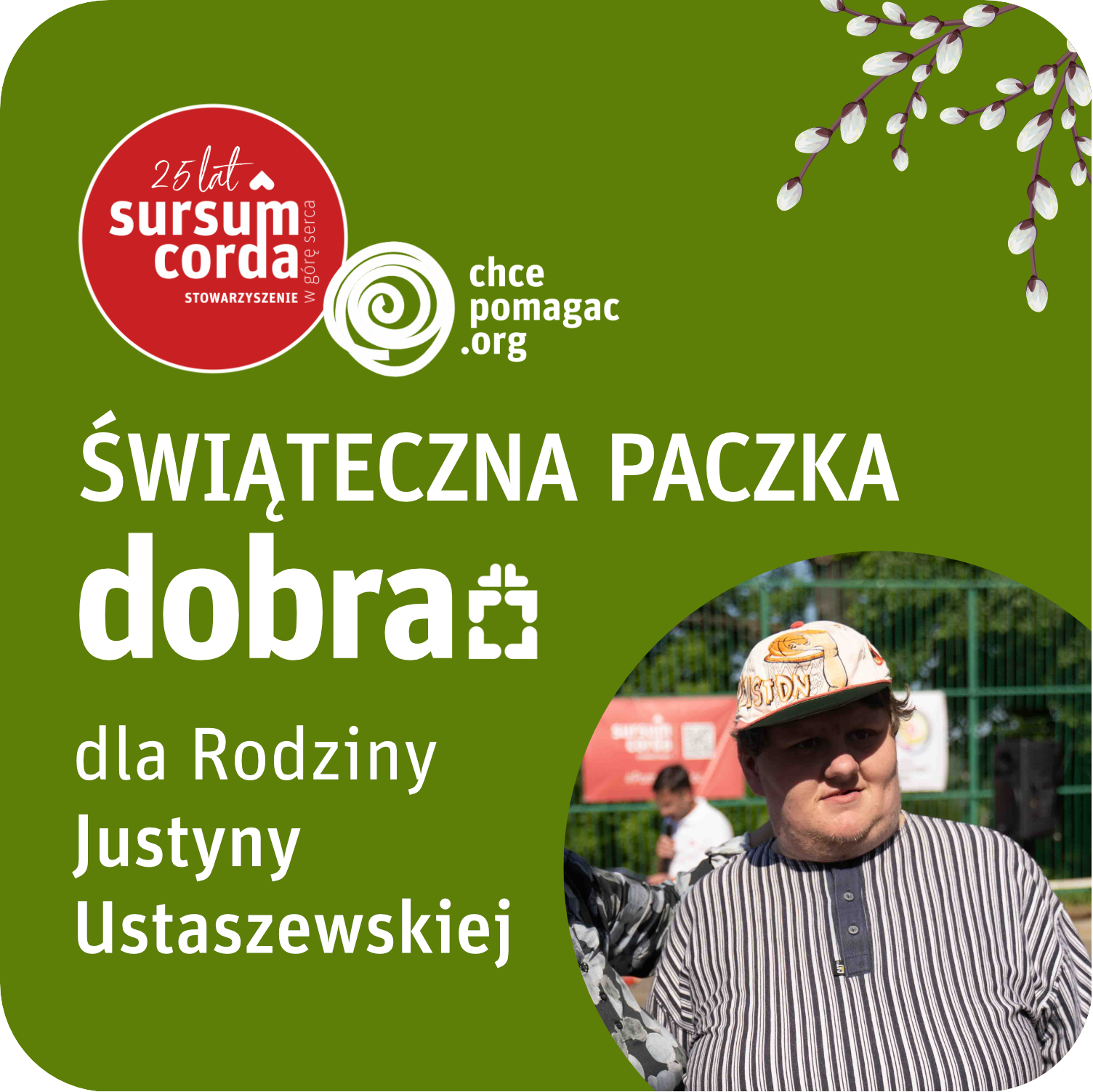 PACZKA DOBRA dla rodziny Justyny Ustaszewskiej
