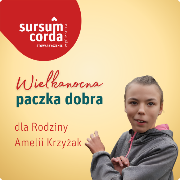 PACZKA DOBRA dla rodziny Amelii Krzyżak