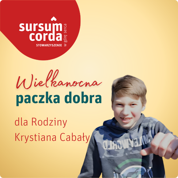 PACZKA DOBRA dla rodziny Krystiana Cabały