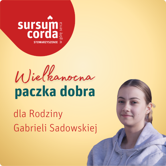 PACZKA DOBRA dla rodziny Gabrieli Sadowskiej